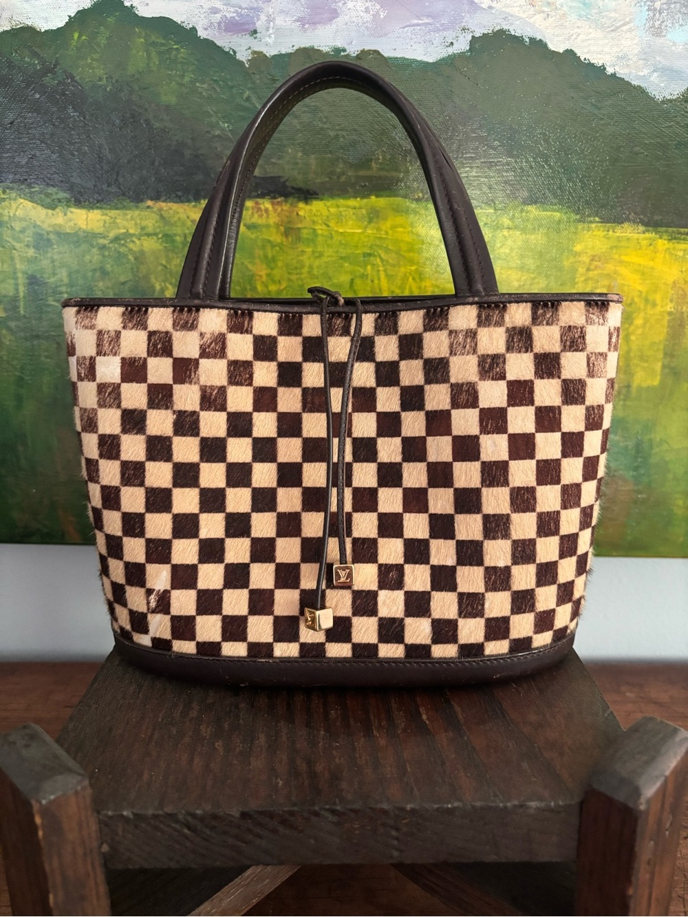 Vintage Louis Vuitton Damier Sauvage Impala bag